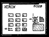 Control Console Label - Numeric Only Xerox&reg; 5018 styles