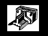 Toner Cartridge. Connector (Toner Reset) Xerox&reg; Pro16P/Pro16FX style