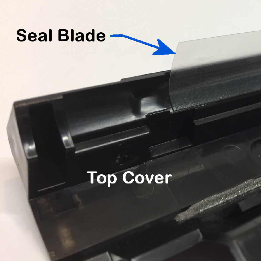 DC250 Developer Seal Blade Location 2