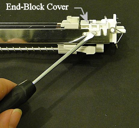 Releasing the Corona End Block Cover