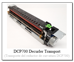 DCP700 Decurler Transport Photo Header