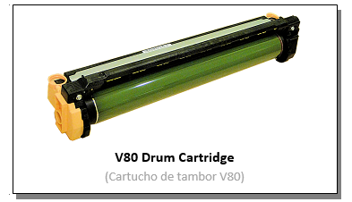 V80 Drum Catridge Header