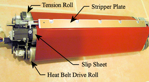 V80 Heat Belt Unit Orientation for Rebuild Instructions