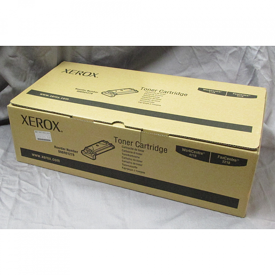 006R01278, 6R1278, Toner Cartridge (OEM) Xerox® 4118 & 2218 styles