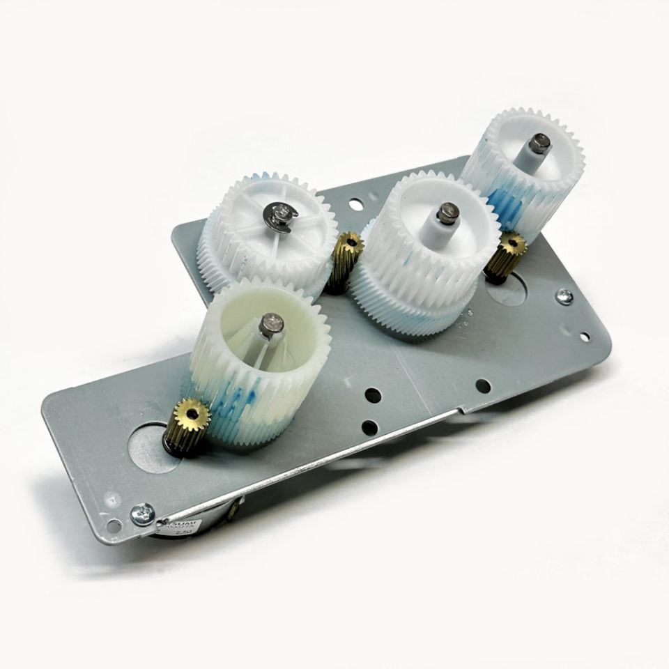 002N02803 Exit Drive Assembly pulled from a BRAND NEW machine