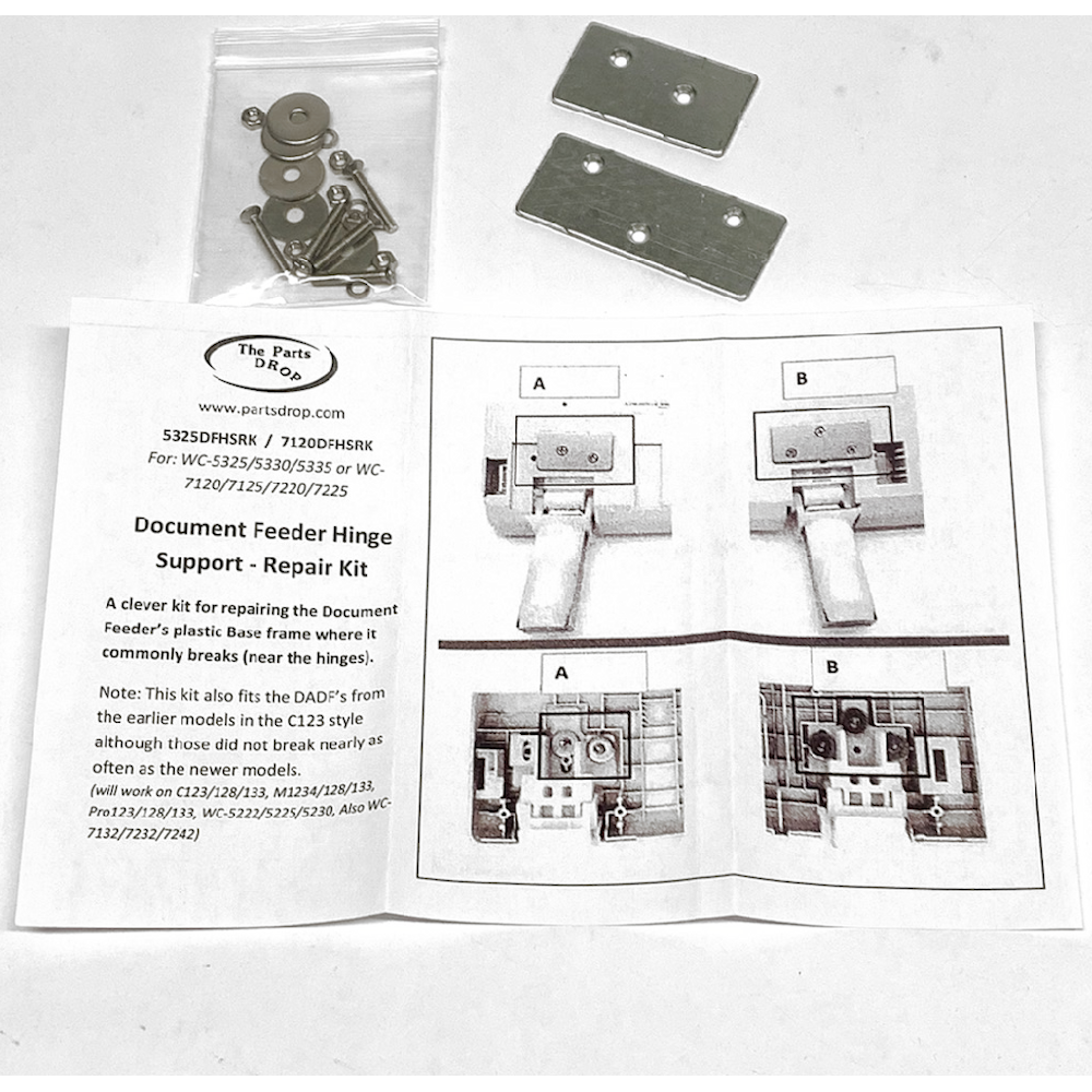 Document Feeder HInge Support - Repair Kit Xerox®7120 style
