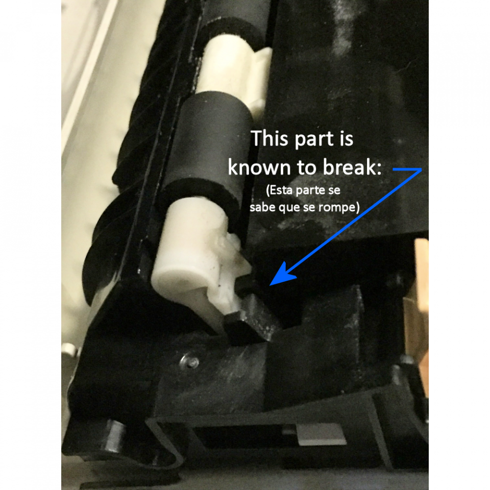054K24056, 054K24055, etc. Left Door Chute Assembly for Xerox