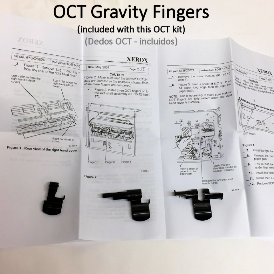 604K41660, 050K77430, Oscillating Catch Tray Assembly for Xerox