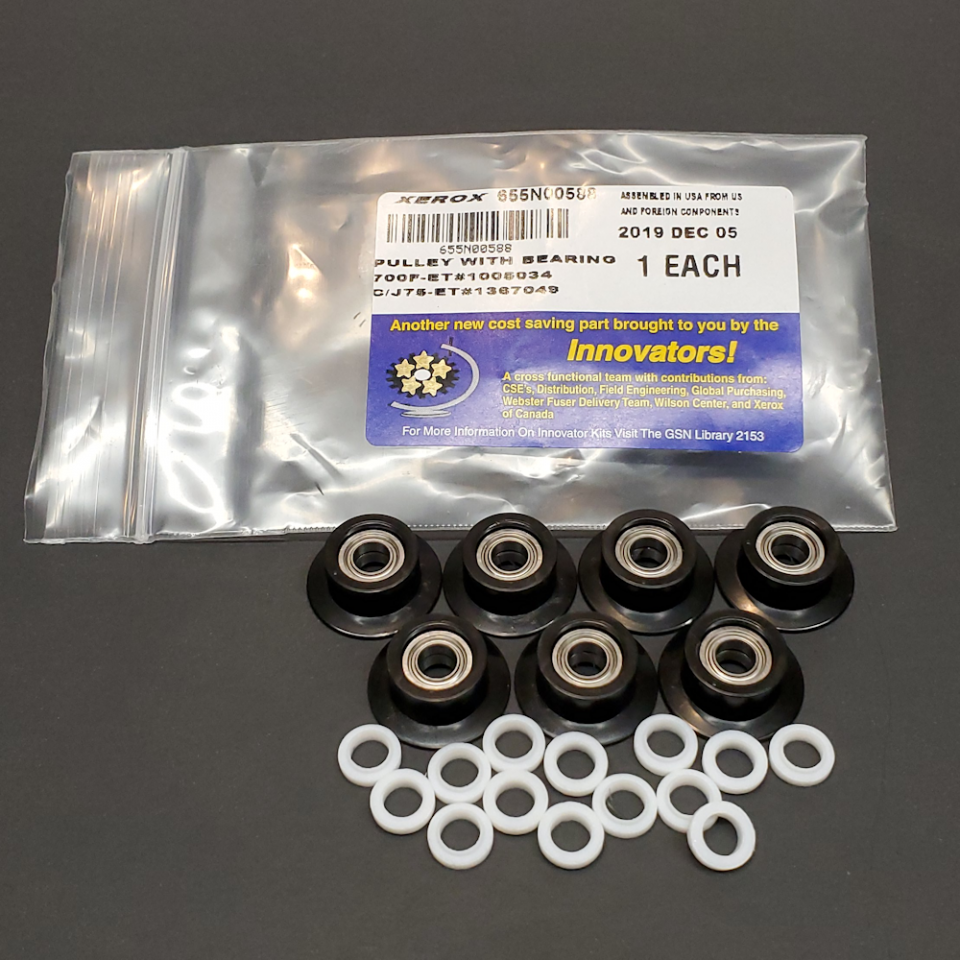 655N00588 Duplex Idler Pulley/ Bearings Rebuild Kit (OEM) for
