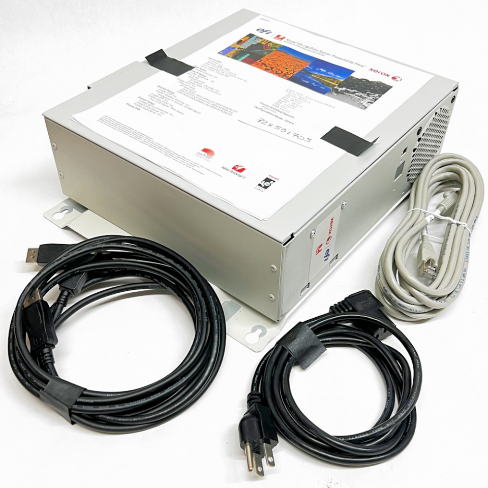 FIERY Network Controller (Bustled) Model= P2X) (with Cables