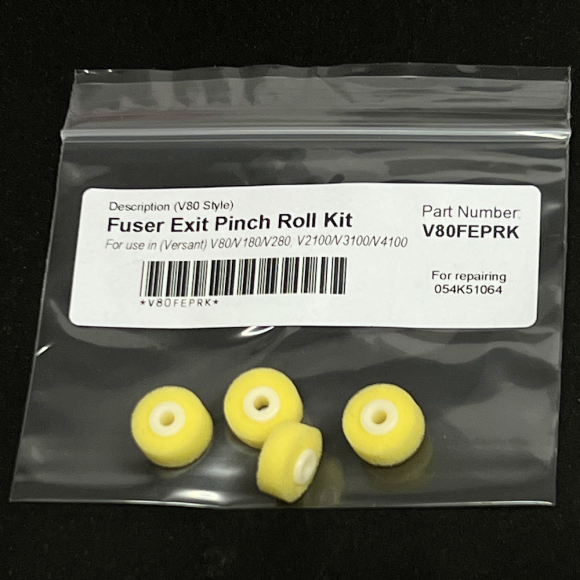 Fuser Exit Pinch Roll Kit (4 pcs. - Foam Tires) for Xerox® Versant