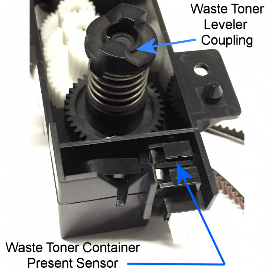 052K13522, 052K13521, 052K13520, Waste Toner Lower Elbow Assembly
