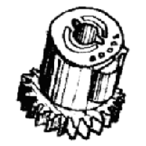 1012 Paper Feed Clutch Illustration