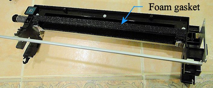 Waste Auger cover’s foam gasket