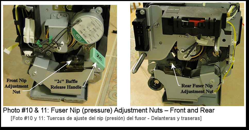 4110 Fuser Repairs Photo #10-11