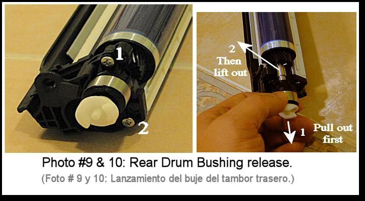 7120 Drum Cartridge Rebuild Photo #9-10