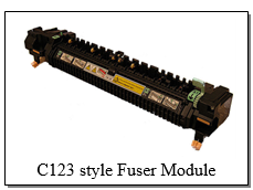 C123 Fuser Module Header
