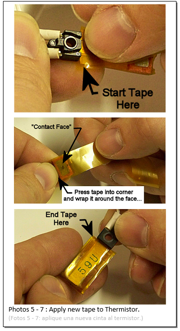 C35 Fuser Thermistor Repairs Photo #5-7
