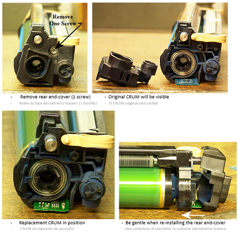 Drum Reset Crum Replacement