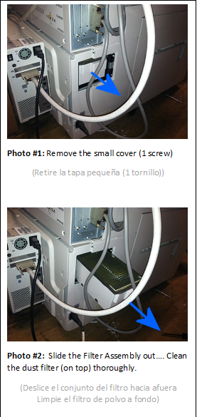 DC250 Style Exhaust Dust Filter