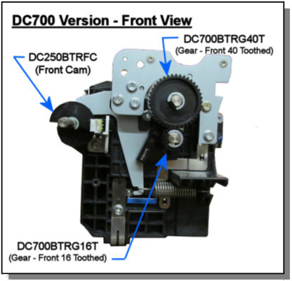 DC700 2nd BTR Assembly FRONT